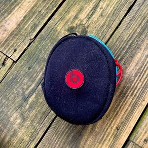 Beats by Dre! Blue and red headphones